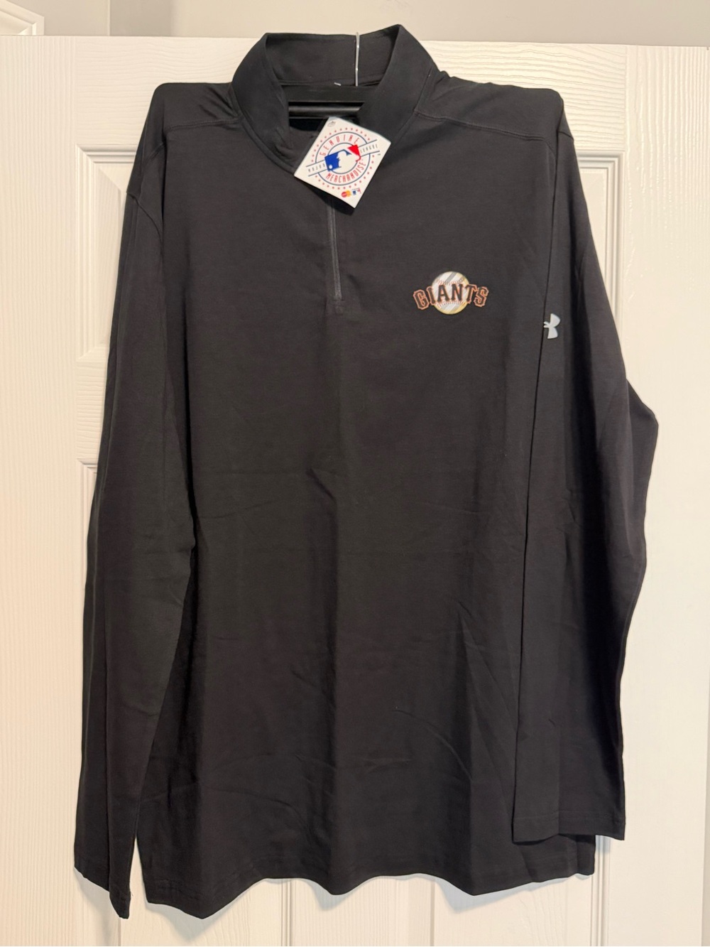 Under Armour Black San Francisco Giants 1/4 Zip Pullover